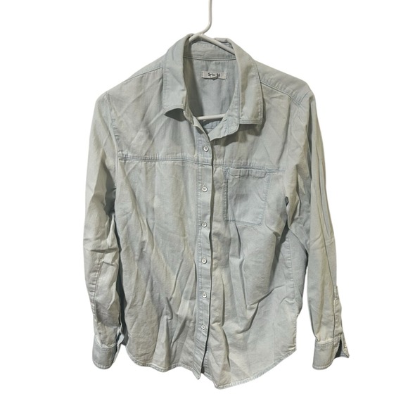 splendid collection Chambray Button Down Shirt - Picture 1 of 4